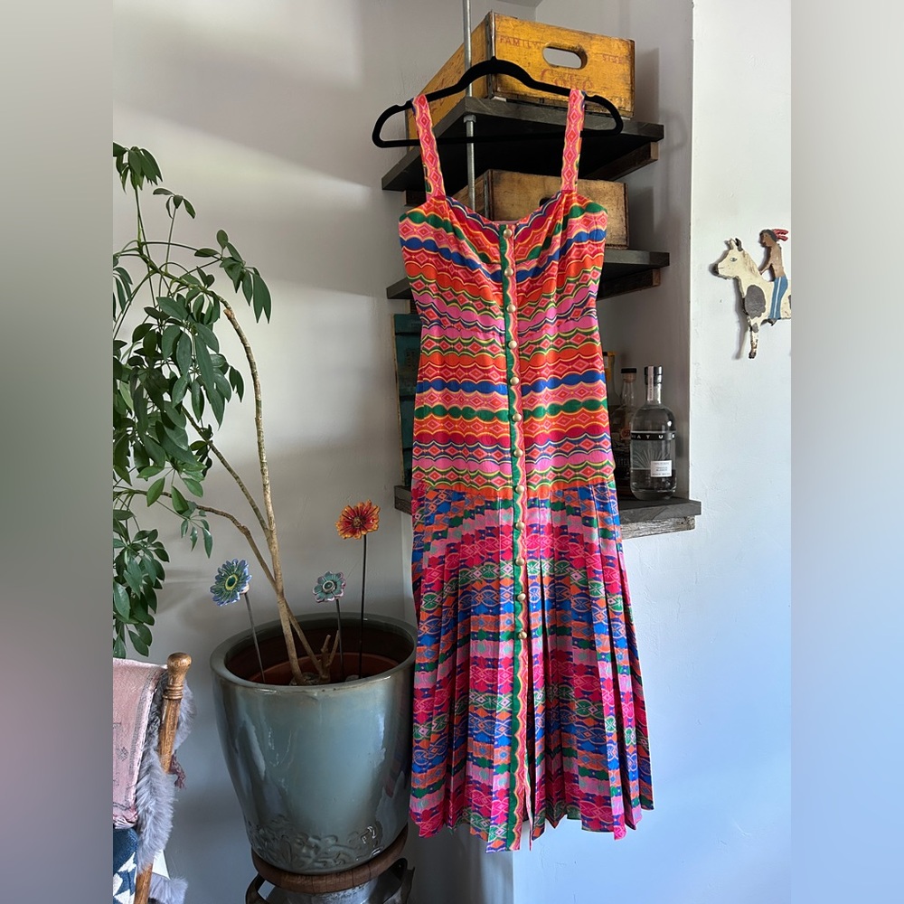 SALONI Karen Graphic Stripe-Printed Dress - Picture 3 of 14